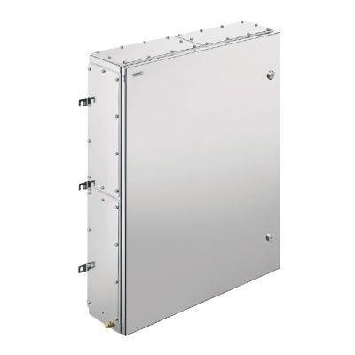 WEIDMULLER KTB QL 987420 S4E2 Metalowa obudowa iskrobezpieczna, 740 x 980 x 200 mm, element polerowany elektrolitycznie, Płytka kołnierzowa: Tak, na dole, u góry, zamek ćwierćobrot 1201020000 /1szt./ (1201020000)